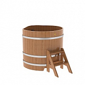 Купель угловая из дуба BentWood 1,03х1,03